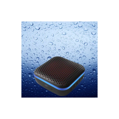 Compact IPX7 Waterproof Bluetooth Speaker With Beat‑Synced LED Lighting